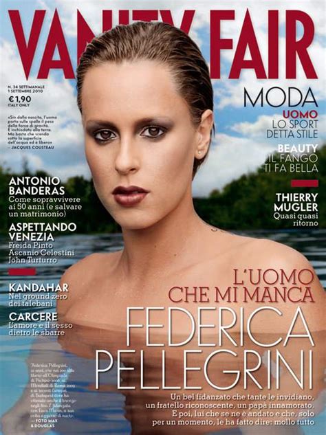 pellegrini topless|Italian swimmer Pellegrini goes topless for Vanity Fair